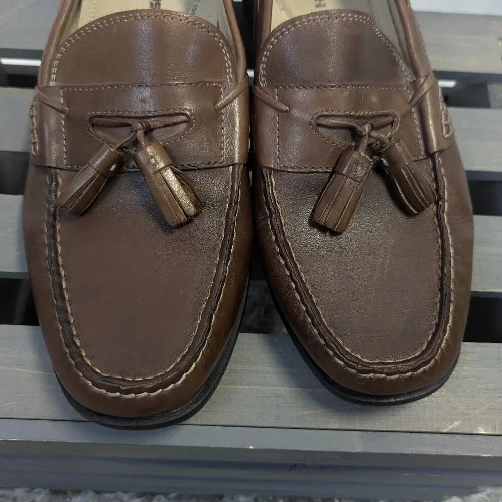 Nunn Bush Size 10 Brown Tassel Loafers